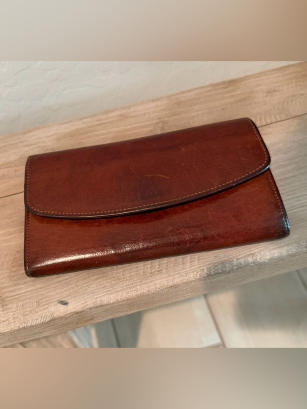 Vintage Coach Leather Clutch Wallet